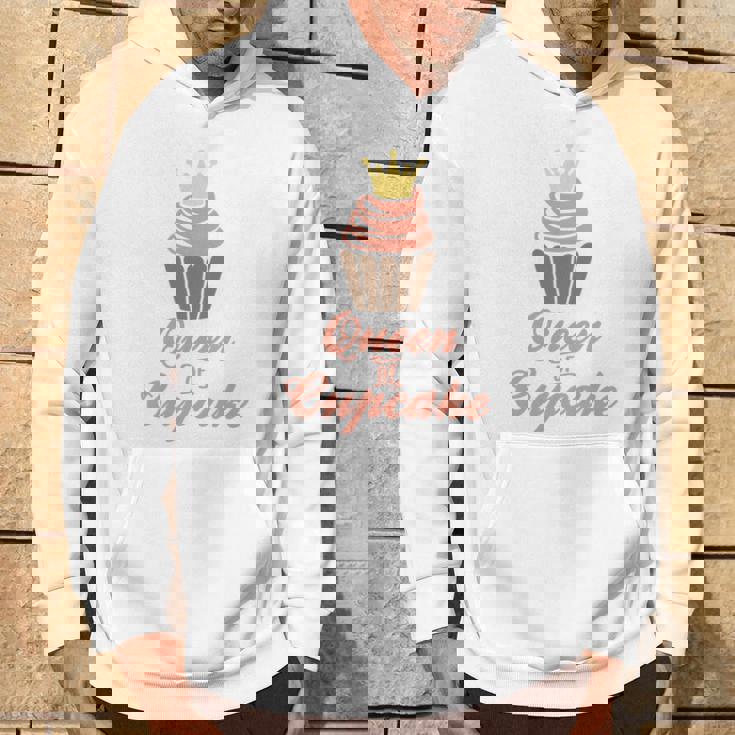 カップケーキの女王 長袖tシャツ パーカー ライフスタイル