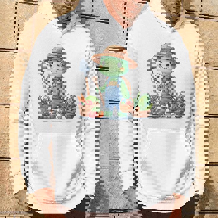 カメは農夫、かわいいデザイン。 パーカー ライフスタイル