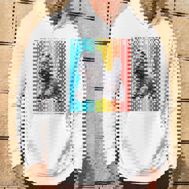 カラフル ケアンテリア パーカー ライフスタイル