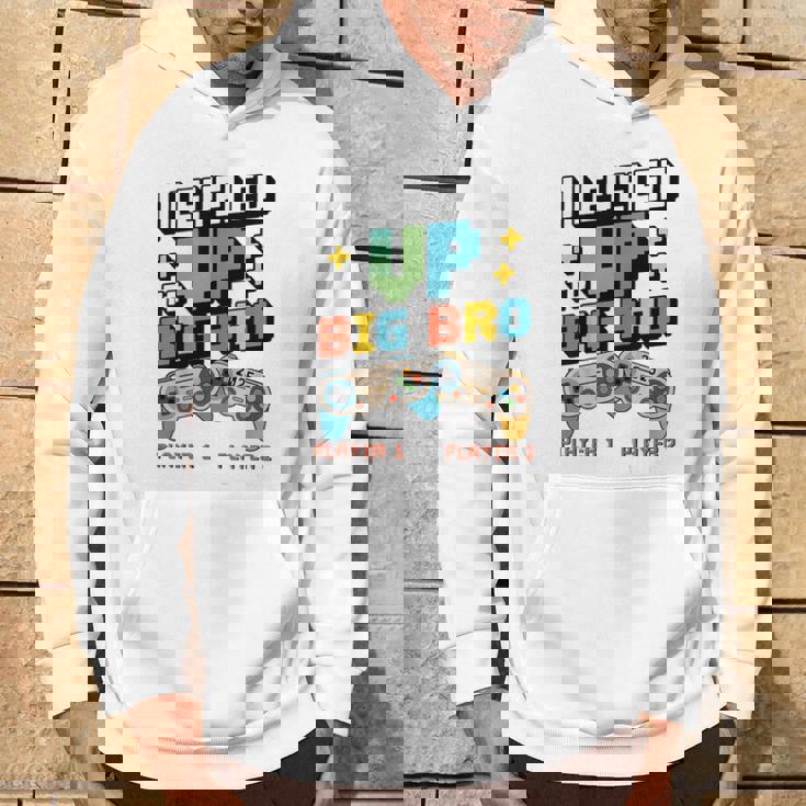 キッズ Leveled Up Big Bro 2025 ビッグブラザー幼児に昇格 パーカー ライフスタイル