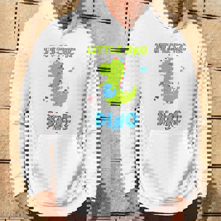 キッズ マッチング Little Bro Dino & Big Bro Dino パーカー ライフスタイル