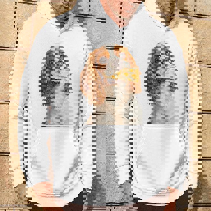 キャバリア・キング・チャールズ・スパニエル・チーズ・ドッグキャバリアー 長袖tシャツ パーカー ライフスタイル