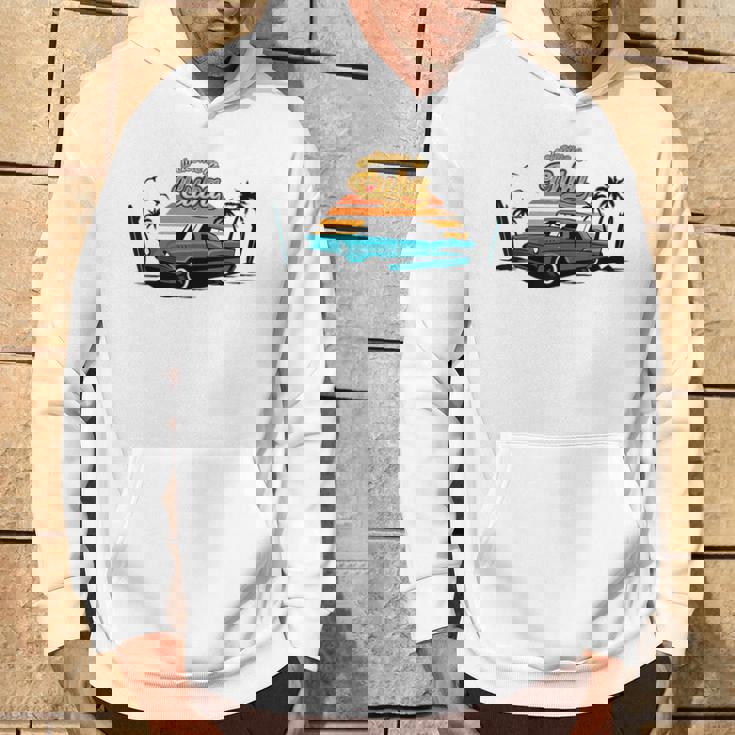 キューバ ヴィンテージカー ラム酒 葉巻 ビーチ 夕日 サーフボード ヤシの木 ハバナ ギフト お土産 太陽 カリブ海 パーカー ライフスタイル