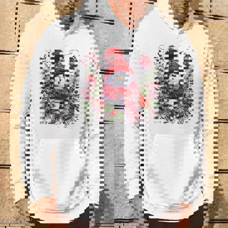 クリスマスの雪だるま パーカー ライフスタイル