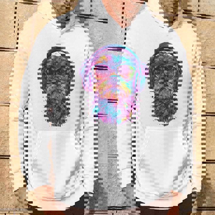 グリフォン ブリュッセロ 犬 音楽 ヘッドホン グリフォン ブリュッセル パーカー ライフスタイル