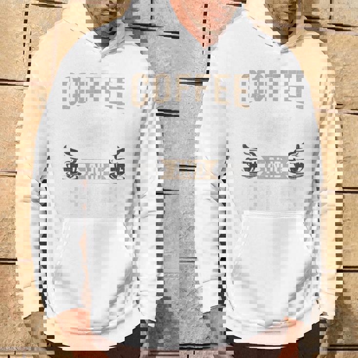 コーヒーとペキニーズ犬愛好家 パーカー ライフスタイル