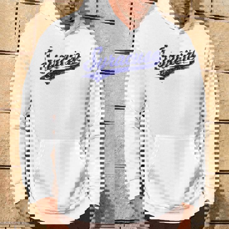 シラキュース ニューヨーク バーシティ スクリプト クラシック スポーツ ジャージスタイル パーカー ライフスタイル