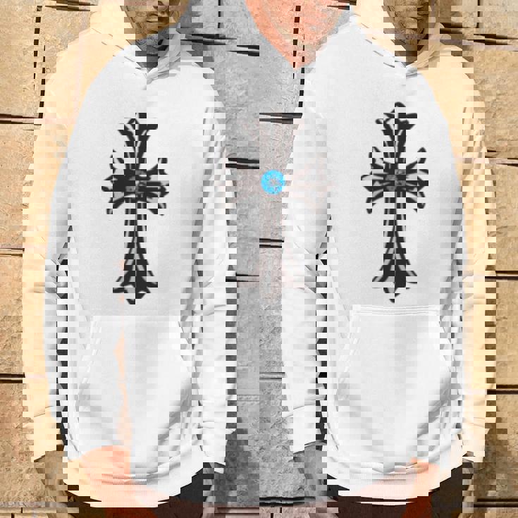 シルバークロス ブルーダイヤ 長袖tシャツ パーカー ライフスタイル