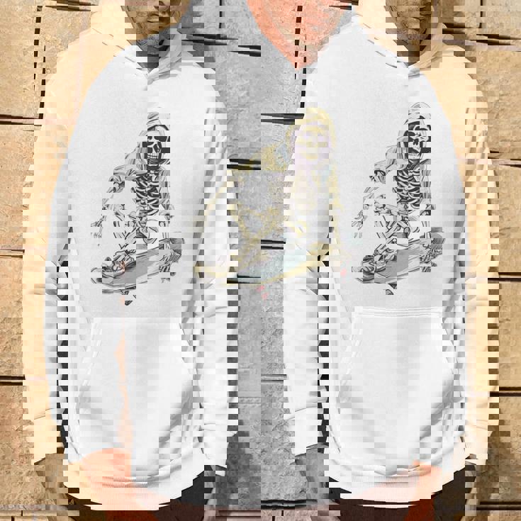 スケートボード スケルトン スケーター スケートボーダー スケートボード パーカー ライフスタイル