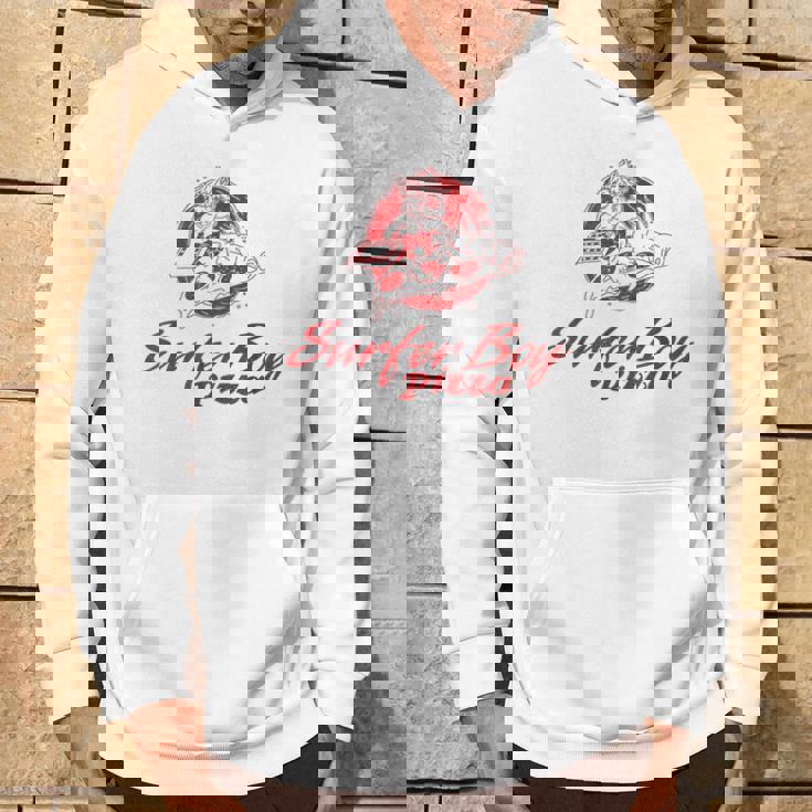 ストレンジャー・シングス サーファーボーイ ピザ 広告 サーフ デリバリー レトロ パーカー ライフスタイル