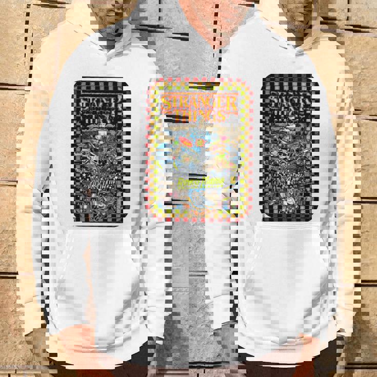 ストレンジャー・シングス プロモ コミック イレブン リンク O マニア レトロ 80年代 長袖tシャツ パーカー ライフスタイル