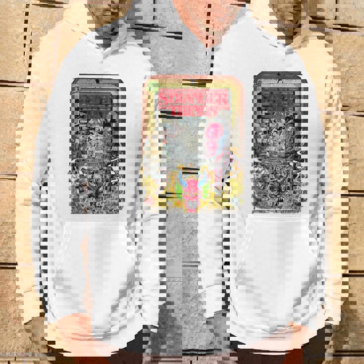 ストレンジャー・シングス プロモコミック The Partyecna セピア ヴィンテージ パーカー ライフスタイル