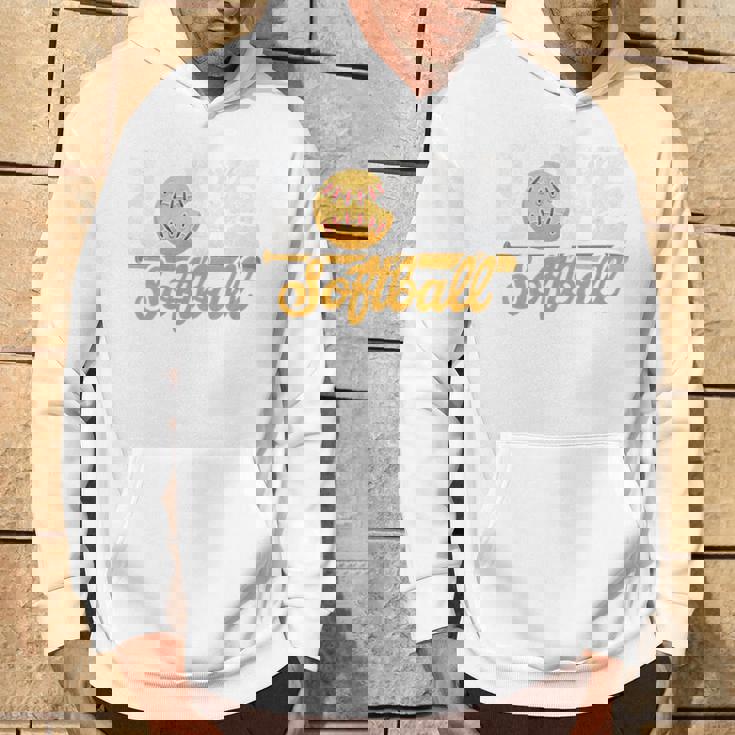 ソフトボール好き スポーツボール ラブ ソフトボール チームメイト 野球 長袖tシャツ パーカー ライフスタイル