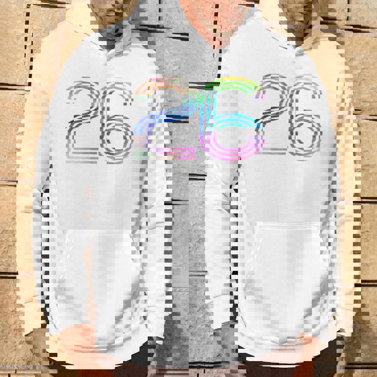 タイダイシャツ ナンバー26 レトロユニフォーム バックプリントジャージ パーカー ライフスタイル