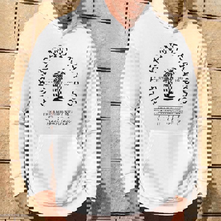 タークス・カイコス諸島カリブ海諸島旅行 長袖tシャツ パーカー ライフスタイル