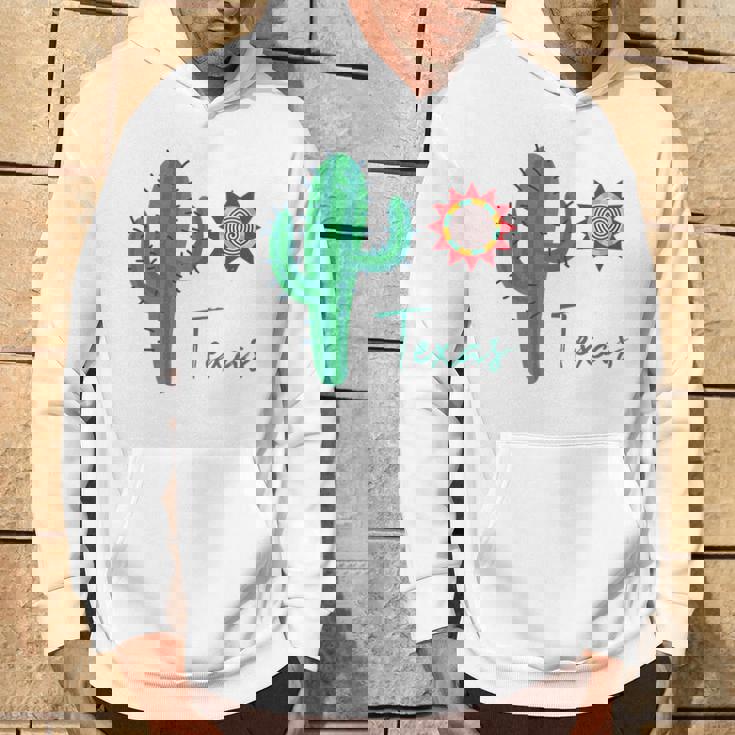 テキサス キュート 気まぐれなサボテン 南西部の太陽 砂漠 バケーション パーカー ライフスタイル