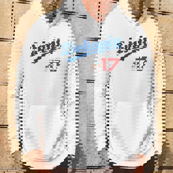 デコピン 大谷 Dekopin 愛犬 Decoy 二刀流 Decopin 野球 ユニホーム風 犬 かわいい 長袖tシャツ パーカー ライフスタイル