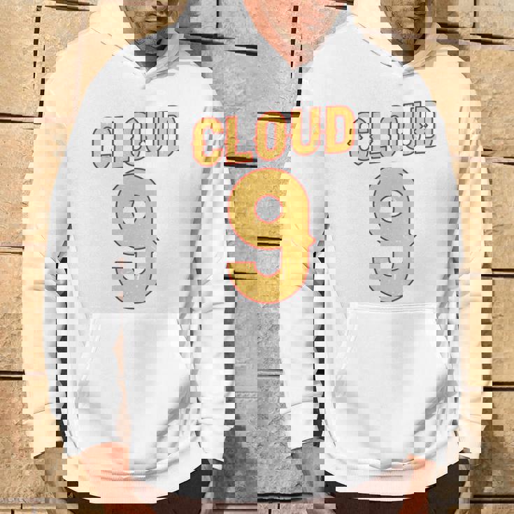 ナイス イエロー オレンジ クラウド 9 コスチューム 男女兼用 長袖tシャツ パーカー ライフスタイル