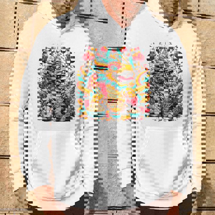 ニューイヤードラゴン ジョイフルドラゴン 旧正月のお祭り パーカー ライフスタイル