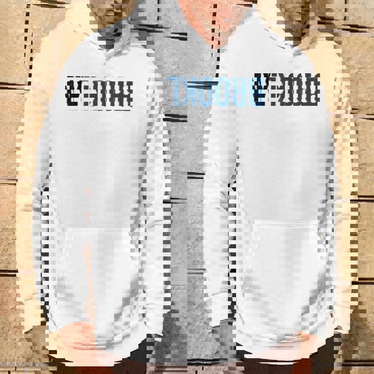 ニューヨークのファンのためのニューヨークブルックリンクリエイティブフリップデザイン パーカー ライフスタイル