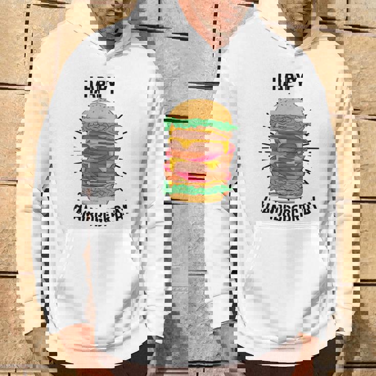 ノベルティ ハンバーガーデー フローズン加工 ミール愛好家 フライドポテト パーカー ライフスタイル