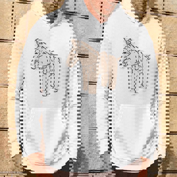 ハニワの馬 埴輪【ゆるフレンズ】歴史土器 シンプル かわいい イラスト 長袖tシャツ パーカー ライフスタイル