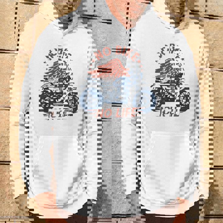 バイク 面白tシャツ No Bike No Life メンズ オートバイ モーターサイクル おもしろ ツーリング 服 パーカー ライフスタイル