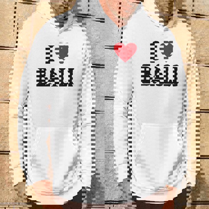 バケーションアイランドハート-ファニーアイラブバリ パーカー ライフスタイル