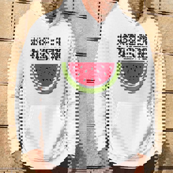 パレスチナの正義 スイカ 国旗 パレスチナ人 パーカー ライフスタイル