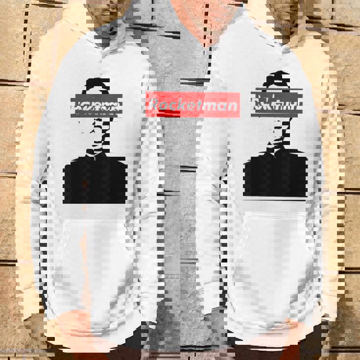 パロディ Kim Jung Un Rocketman ボックスロゴtシャツ パーカー ライフスタイル