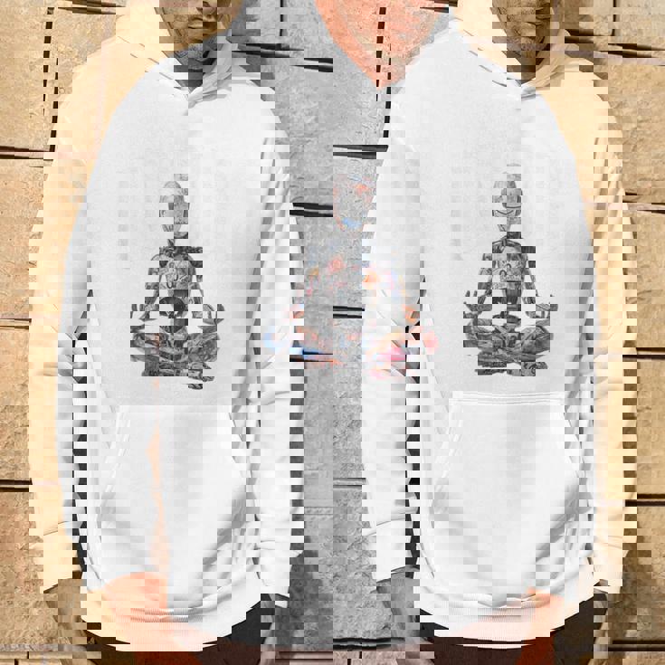 ヒップホップ ヴィンテージ エッジー アーバン Y2k Hip Hopバックプリント ストリートウェア ロボット パーカー ライフスタイル