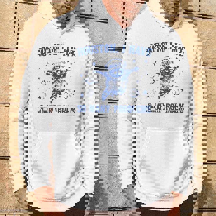 ヒューストン色んな問題を抱えてるおもしろいアライグマ パーカー ライフスタイル