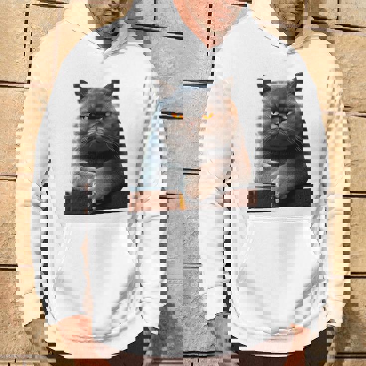 ブリティッシュショートヘア猫猫ママ猫ママかわいい猫 長袖tシャツ パーカー ライフスタイル