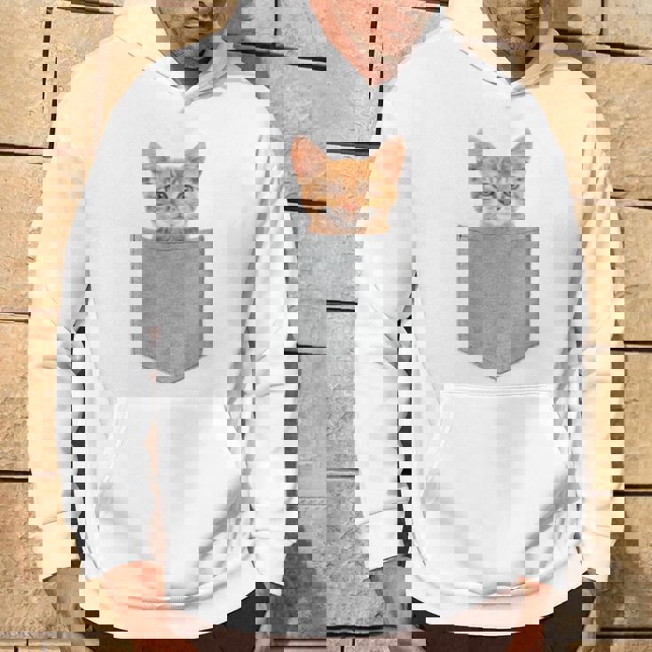 ポケットの中の猫ポケットキャット猫好き ねこ好き ネコ好きニャー猫 猫の飼い主 心電図 おもしろ 可愛い ねこ ネコ 猫 長袖tシャツ パーカー ライフスタイル
