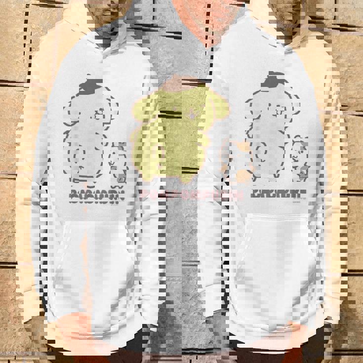 ポムポムプリン ふりむき ライトカラー パーカー ライフスタイル