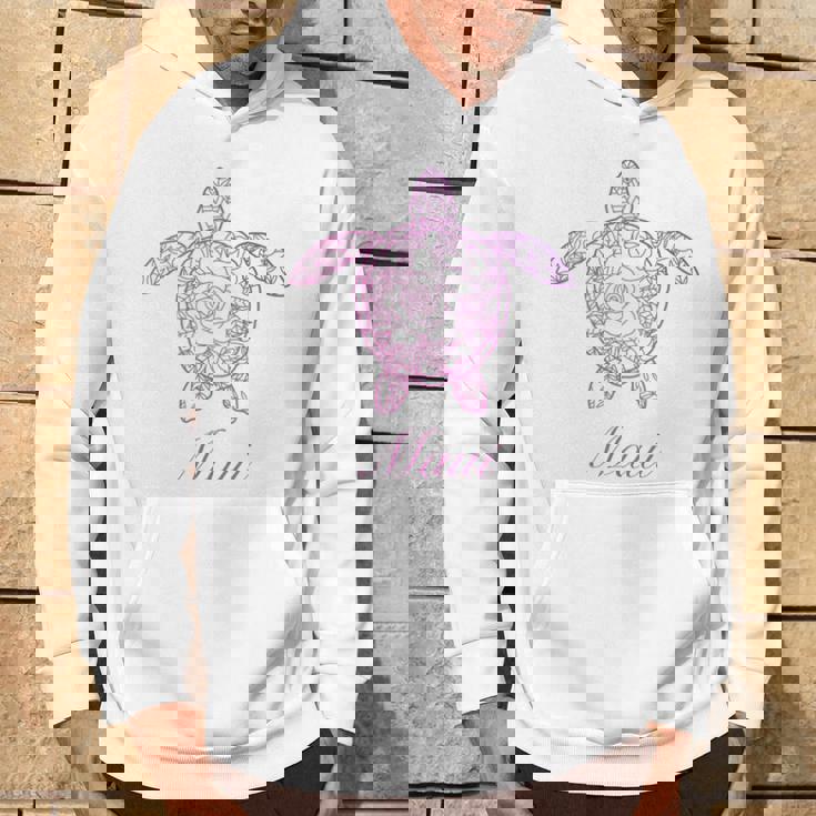 マウイ ウミガメ ハワイ Hi ハワイアン トライバル タートル ホヌ キュート パーカー ライフスタイル