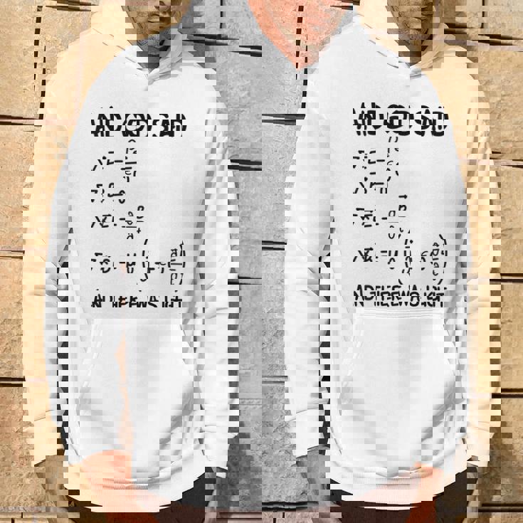 マクスウェル方程式と神は言って、光があった パーカー ライフスタイル