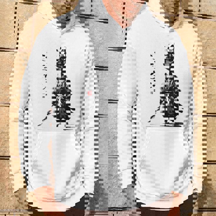 ミニチュアピンシャー 侍戦士 日本の浮世絵 アートドッグ パーカー ライフスタイル