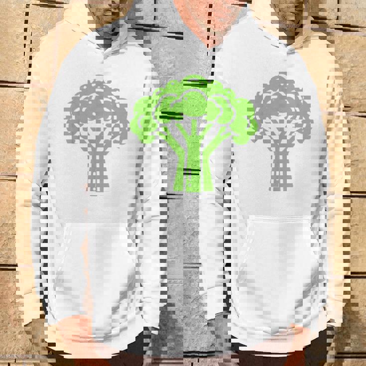 ミニマリスト かわいい ブロッコリー シンプルな野菜 ブロッコリー パーカー ライフスタイル