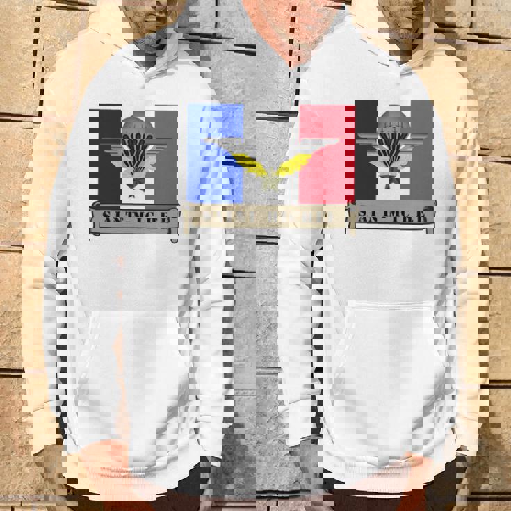 ミリタリー サンミッシェル 守護空挺部隊 フランス軍 長袖tシャツ パーカー ライフスタイル