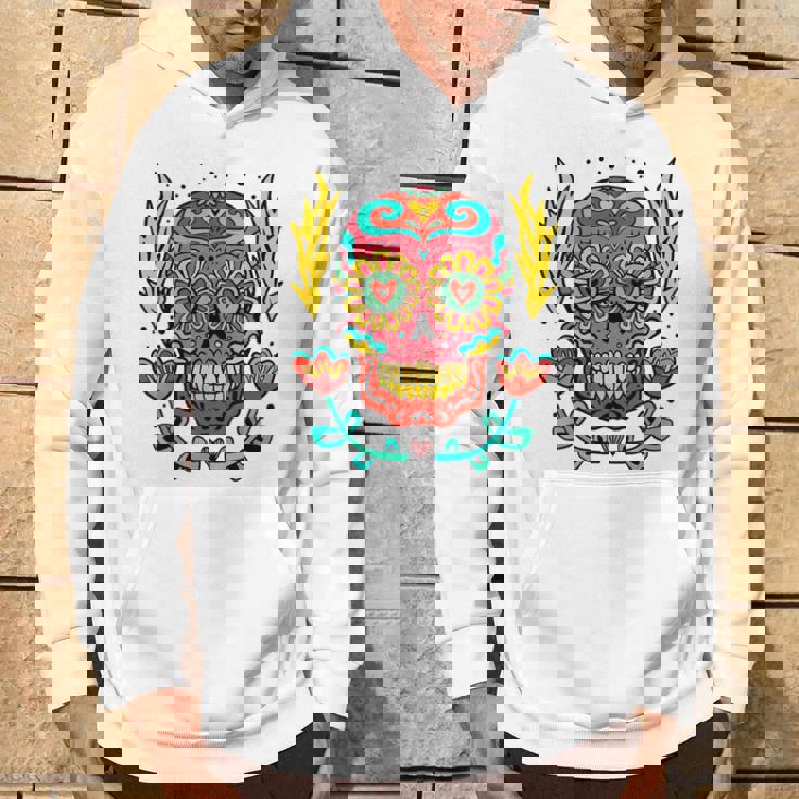 メキシカンホリデー カーニバル マスク カラフル スカル パーカー ライフスタイル