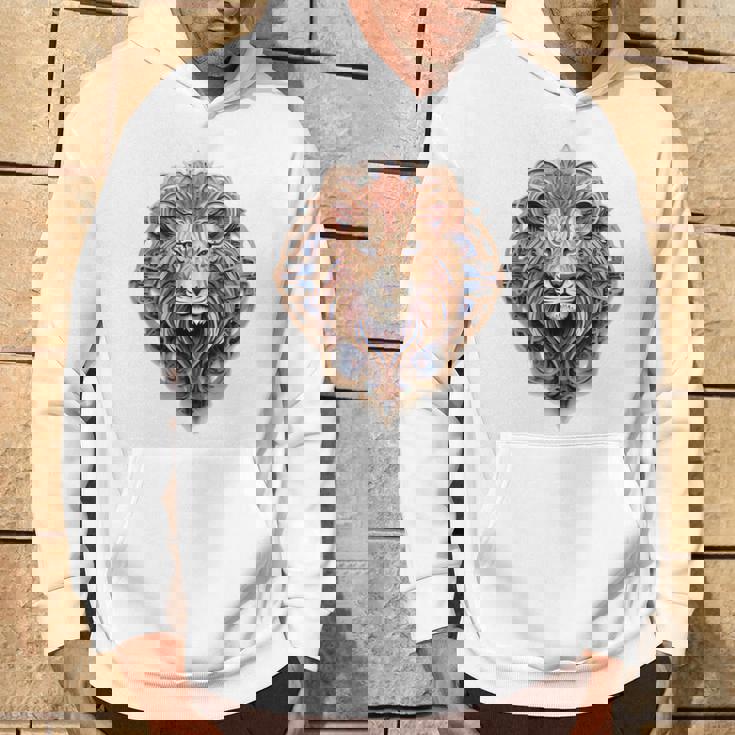 ライオン 動物 彫刻 動物園 抽象芸術 絵画 ライオン パーカー ライフスタイル