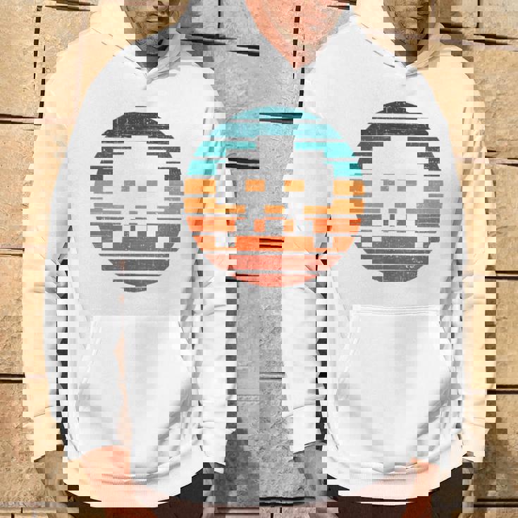 レトロ ヴィンテージ 80年代アーケード ゲーム インベーダー シンセウェイブ サンセット パーカー ライフスタイル