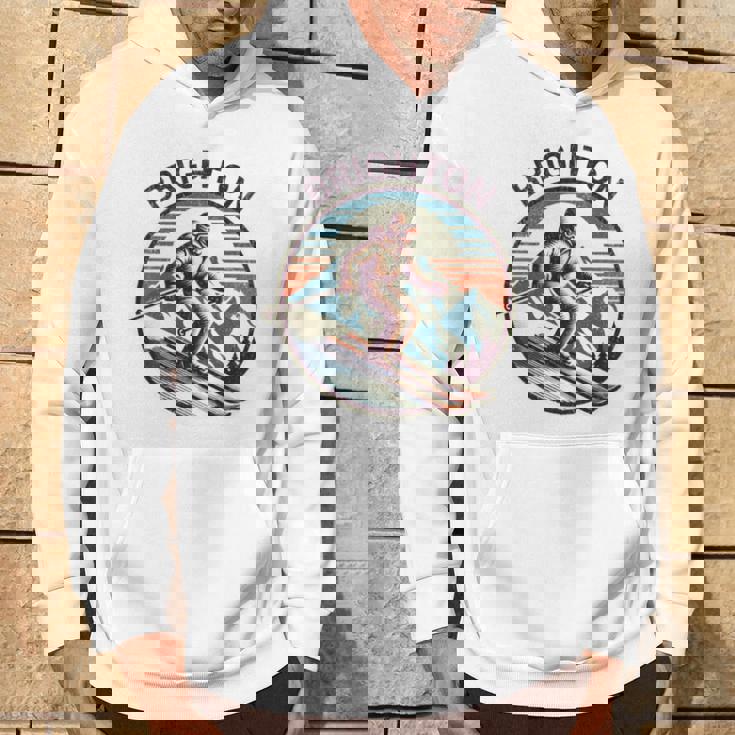 レトロ ヴィンテージ ブライトン ユタ スキー リゾート ウィンタースキー 長袖tシャツ パーカー ライフスタイル