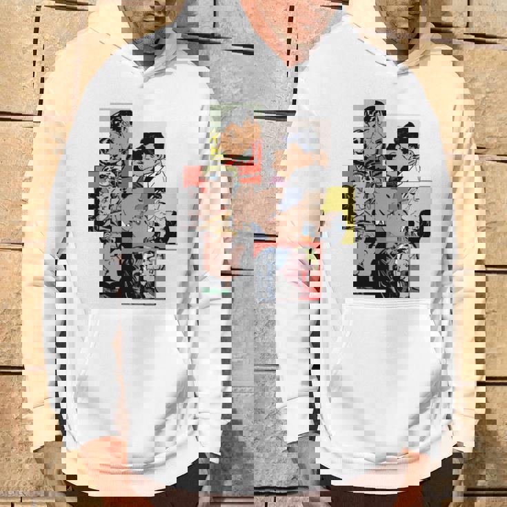 レトロコミックキス、コラージュ、ビンテージポップアートキスコミックスタイル 長袖tシャツ パーカー ライフスタイル