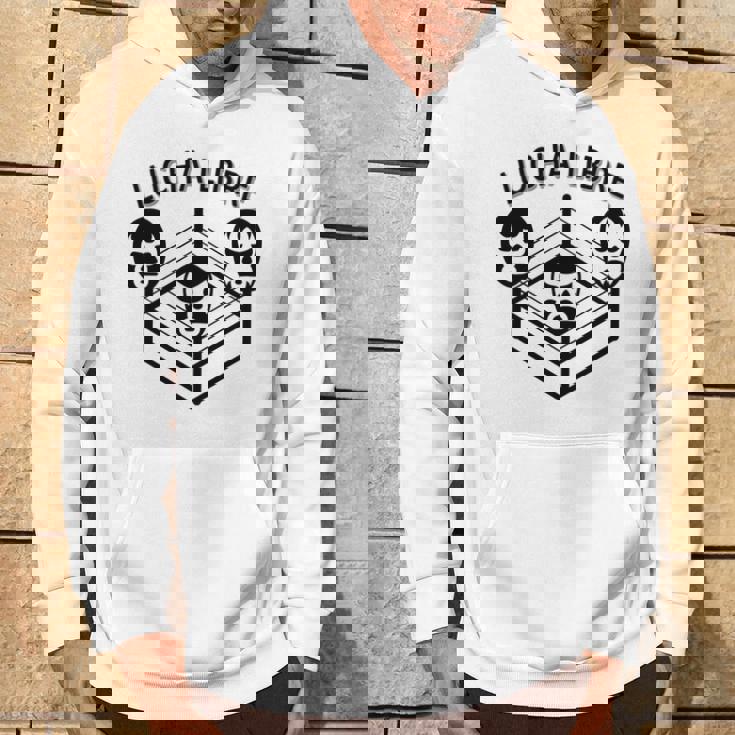 レトロレスリングテレビルチャリブレ 長袖tシャツ パーカー ライフスタイル