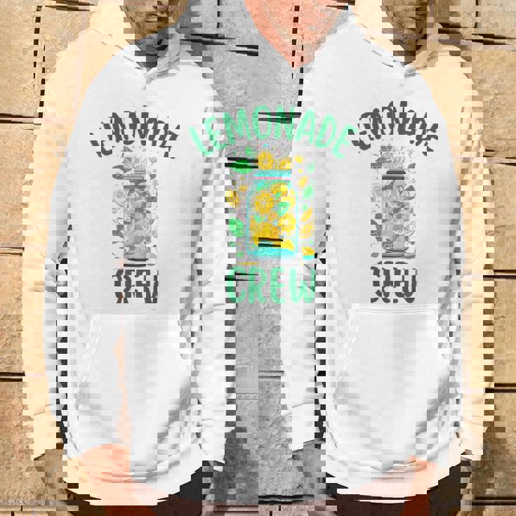 レモネードスタンドシャツ クルーとボス レモンジュース サマーイエロー パーカー ライフスタイル