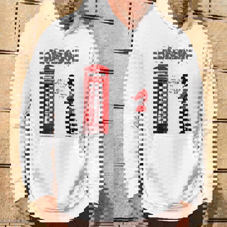 ロンドン・バンクシー・ゴッド・セーブ・ザ・クイーン パーカー ライフスタイル