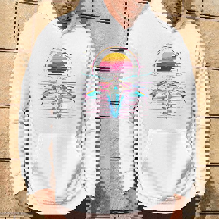 ローイング レトロウェーブ スカーリング 長袖tシャツ パーカー ライフスタイル