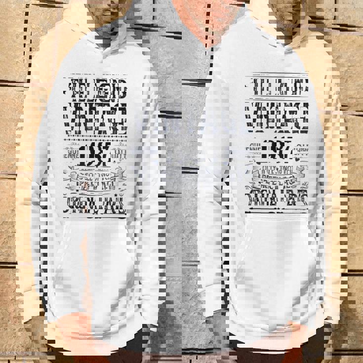 ヴィンテージ 1987 メンズ 限定版 Bday 1987 誕生日 パーカー ライフスタイル